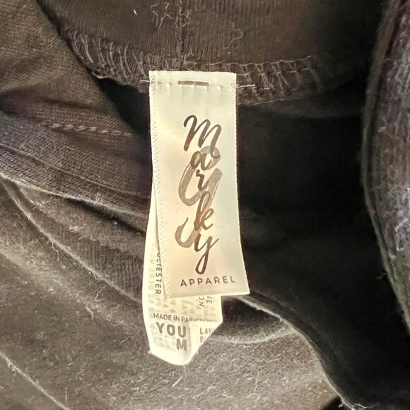 Marky G Apparel Black Kangaroo Pockets Cotton/Poly Hoodie Size M Youth NWT - Picture 5 of 5